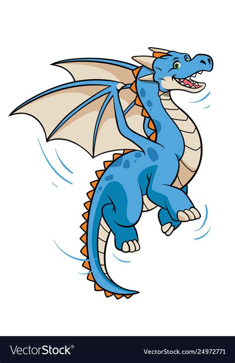 flying dragon clipart|Cartoon Flying Dragon royalty.